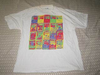 Vintage 90s Campbells Soup T Shirt Andy Warhol Art Men’s Xl Single Stitch Usa