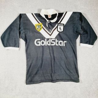 Vintage Rugby League Mens Western Suburbs Magpies Goldstar Jersey Size 2xl