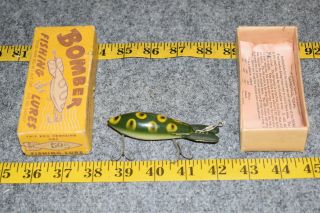 Very Early Vintage No Eye Bomber Fishing Lure