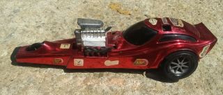 Ssp King Cobra Dragster Race Car Vintage Kenner 1972 General Mills Metallic Red