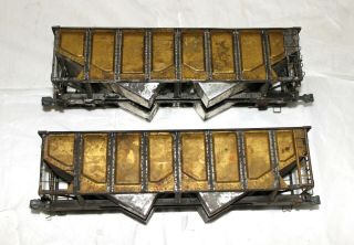Rail Craft Panel Side 2 - Bay Hopper Bodies - O Scale - Brass/metal [2]