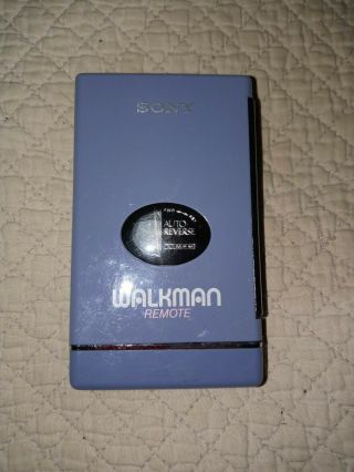 Vintage Sony Walkman Wm - 109 Rare - Cassette Recorder With Fm/am Radio