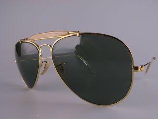 Vintage B&l Ray Ban Outdoorsman Eyeglasses Frames Size 58 - 14 Made In Usa
