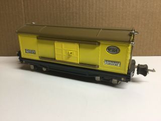 Lionel O - Gauge 814 Automobile Furniture Car,  Yellow And Brown,  Restored