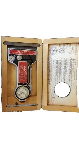 Cable Tensiometer - (c - 9) - Vintage With Box Wac Engineering Co. ,  Dayton