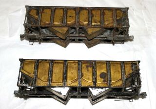 Rail Craft 2 - Bay Panel Side Hopper Bodies - O Scale - Brass/metal [1]