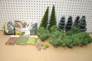 G - Scale Scenery Material & Trees - For Lgb/aristo - Craft/bachmann/usa Trains