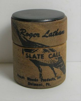 Vintage Roger Latham Slate Turkey Call Penn 