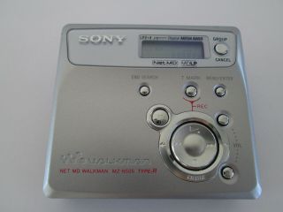 Vintage Sony Md Mini Disc Walkman Player Mz - N505 Type R Net Good Conditn
