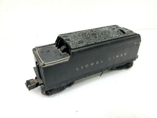 Lionel Lines Postwar Whistling Tender 2466w Steam Locomotive Tender