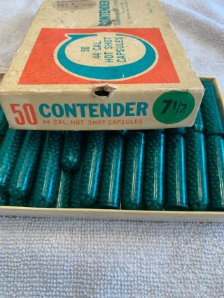 Thompson Center Contender Hotshot.  44 Mag Shot Capsules,  Box,  Vintage