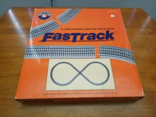 Lionel 6 - 12030 Fasttrack Figure 8 Track Add - On Track Pack 6 - 12030 W/ Packaging