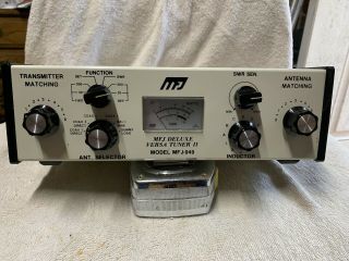 Mfj Deluxe Versa Tuner Ii Mfj - 949 Antenna Vintage Amateur Ham Radio Shortwave Hf
