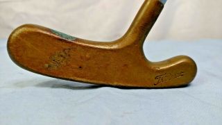 Vintage Titleist Standard Brass Bullseye John Reuter Jr.  Scotty Carmeron Putter