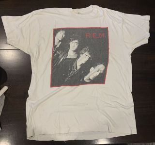 Vintage Rem 1989 Green World Tour T - Shirt Screen Stars Men’s Xxxl Authentic