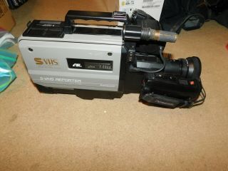 Vintage Panasonic S - Vhs Reporter Ag - 450 Analog Camcorder Movie