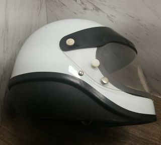 ☆vintage☆ Shoei St - Z Tb133 Motorcycle Full Face White Helmet Small ☆look☆