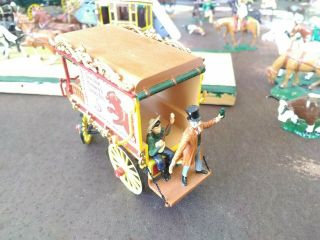 HO Vintage SCALE HORSE DRAWN WAGON WITH HORSES,  5 WAGONS 3