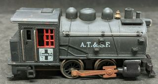 Life - Like Ho: At&sf 0 - 4 - 0 Steam Locomotive 98 Dockside Switcher.  Vintage Runs