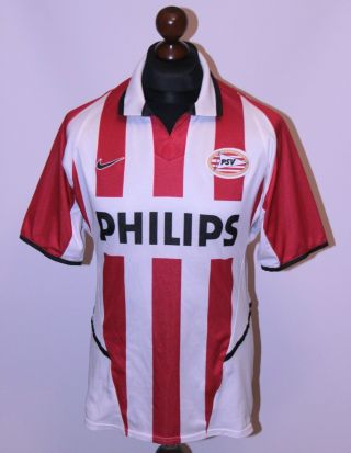 Vintage Psv Eindhoven Home Football Shirt 02/03 Nike Size M
