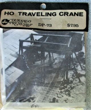 Ho/hon3: Traveling Crane,  A Wood Kit W/ Cast Parts,  Nbw 