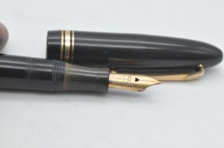 Rare Vintage Mabie Todd Swan Leverless 4260 Torpedo Fountain Pen 2 Eternal Nib