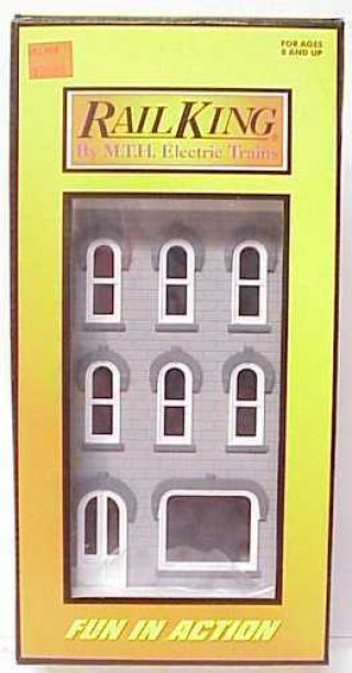 Mth 30 - 9078 3 - Story Town House - Gray W/white Trim Ln/box