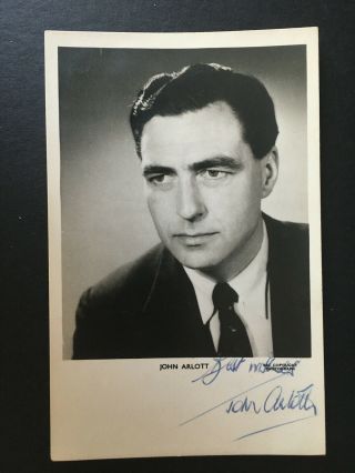 John Arlott - Legendary Cricket Commentator - Signed Vintage Photograph