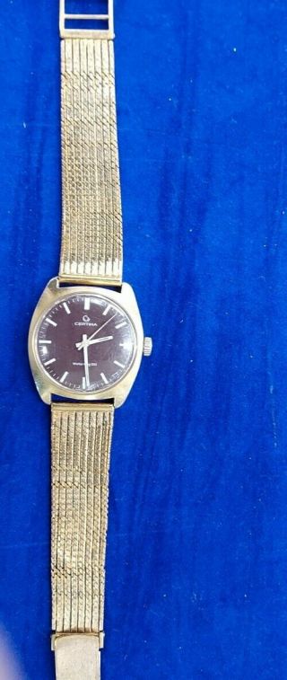 MENS VINTAGE CERTINA WATERKING 210 GOLD PLATED SWISS MADE - 2
