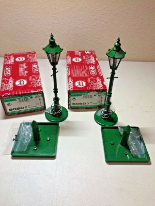 Lgb 5050 Vintage Post Light W/ Base Box G Scale