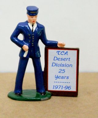 Barclay Manoil Style 3 " Figure Metal Desert Division Tca 25 Years 1971 - 1996