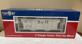 Mth S Scale Baltimore & Ohio Ps - 2 2 Bay Covered Hopper