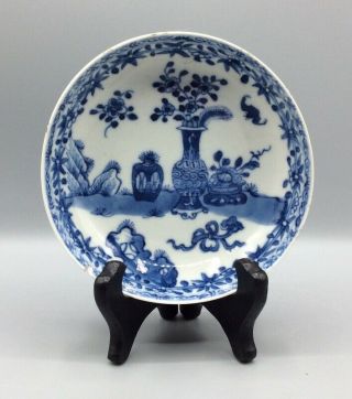 18th Century Chinese Blue And White Bowl Dish Plate Precious Objects
