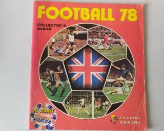 Vintage Panini Football 78 Collector 