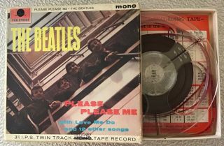 The Beatles,  Please Please Me,  Vintage 1963 Reel To Reel Music Tape.  Ta - Pmc 1202