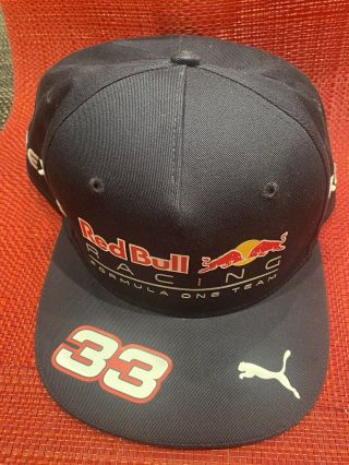 Max Verstappen Red Bull Racing Hat Cap Puma Offical Merchandise 33 Vintage 2