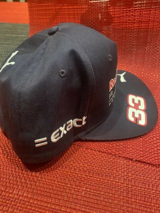 Max Verstappen Red Bull Racing Hat Cap Puma Offical Merchandise 33 Vintage 3
