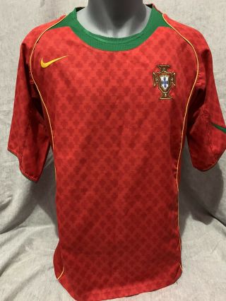 Portugal Home Shirt 2004/05 Medium Rare And Vintage