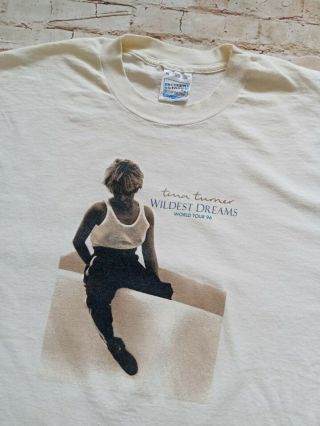 Screen Stars Vtg 1996 Tina Turner Wildest Dreams World Tour Band T - Shirt Xl