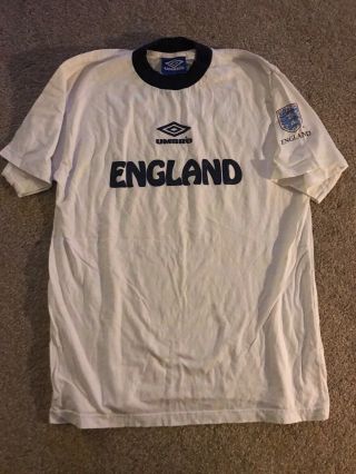 England Shearer Vintage Umbro Football Shirt Men’s Medium