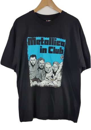 Mens The Metallica In Club Tshirt Xl Extra Large 1998 Vintage Vtg Giant