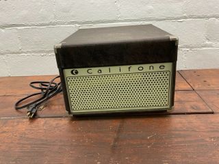 Vintage Califone 1430k Portable Turntable Record Player Phonograph 1400 Series
