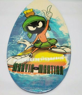 Vintage Wooden Marvin The Martian Skim Board