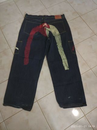 Evisu Jeans Men’s Vintage 100 Cotton Size 42 Men’s Rare