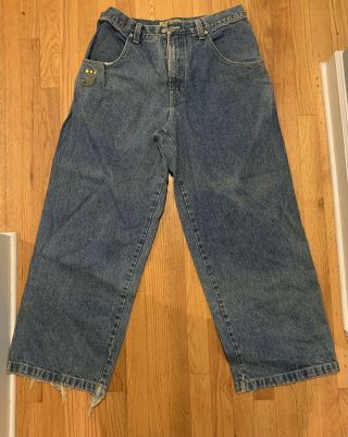 Vintage Jnco Jeans Size 36 Smoke Stacks 179 Denim 90s Easy Wide Men 