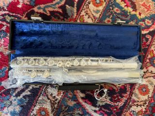 Vintage Gemeinhardt Elkhart.  Ind.  M2 Flute With Hard Case A51191