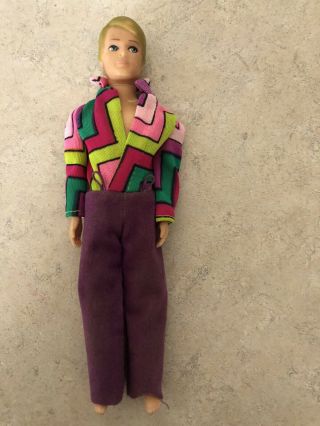 Vintage 1970 Ron Doll By Topper (dawn 