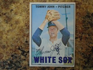 1967 Topps Tommy John Chicago White Sox Vintage Last Card High Sp 609 Ex