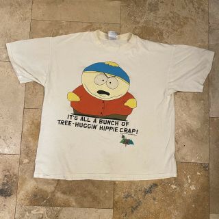 Vintage South Park Cartman T - Shirt 1997 Size Xl Comedy Central 90s