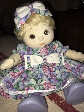 Vintage My Child Doll Blonde Hair Brown Eyes Mattel 1985